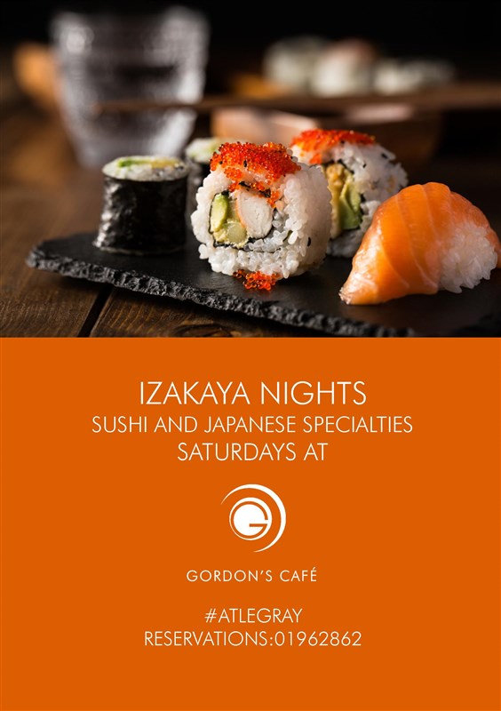 Izakaya Nights at Gordon’s Café